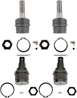 SET-TRWJBJ1173-F Front, Driver and Passenger Side, Upper and Lower Ball Joint