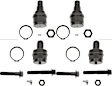 SET-TRWJBJ1173-H Front, Driver and Passenger Side, Upper and Lower Ball Joint