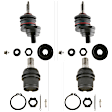 SET-TRWJBJ1206-F Front, Driver and Passenger Side, Upper and Lower Ball Joint