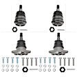 SET-TRWJBJ7015-B Front, Driver and Passenger Side, Upper and Lower Ball Joint