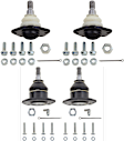 SET-TRWJBJ7028-B Front, Driver and Passenger Side, Upper and Lower Ball Joint