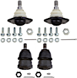 SET-TRWJBJ7028-C Front, Driver and Passenger Side, Upper and Lower Ball Joint