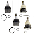 SET-TRWJBJ7047-A Front, Driver and Passenger Side, Upper and Lower Ball Joint