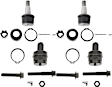 SET-TRWJBJ885-E Front, Driver and Passenger Side, Upper and Lower Ball Joint