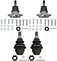 SET-TRWJBJ887-B Front, Driver and Passenger Side, Upper and Lower Ball Joint
