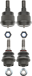 SET-TRWJBJ888-E Front, Driver and Passenger Side, Upper and Lower Ball Joint