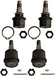 SET-TRWJBJ891-B Front, Driver and Passenger Side, Upper and Lower Ball Joint