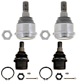 SET-TRWJBJ893-D Front, Driver and Passenger Side, Upper and Lower Ball Joint