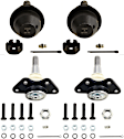 SET-TRWJBJ896-A Front, Driver and Passenger Side, Upper and Lower Ball Joint