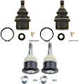 SET-TRWJBJ924-B Front, Driver and Passenger Side, Upper and Lower Ball Joint