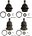 SET-TRWJBJ949 Front, Driver and Passenger Side, Upper and Lower Ball Joint