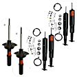 SET-TRWJHS4254S-E Front and Rear, Driver and Passenger Side Shock and Bare Strut
