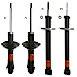 SET-TRWJHT5106S-E Front and Rear, Driver and Passenger Side Shock and Bare Strut