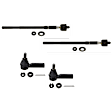 SET-TRWJTE683-A Front, Driver and Passenger Side, Inner and Outer Tie Rod End