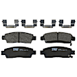 SET-TRWTRC1169 Front-Ceramic/Rear-Semi-Metallic Brake Pad Set