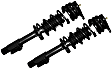 SET-TS171672-C Front and Rear, Driver and Passenger Side Fully Loaded Strut, Quick-strut Series