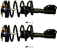 SET-TS171672 Front, Driver and Passenger Side Fully Loaded Strut, Quick-strut Series
