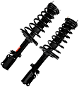 SET-TS172207 Rear, Driver and Passenger Side Fully Loaded Strut, FWD, Quick-strut Series