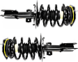 SET-TS172231 Front, Driver and Passenger Side Fully Loaded Strut, FWD, Quick-strut Series