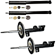 SET-TS39047-C Front and Rear, Driver and Passenger Side, RWD, OESpectrum Monotube Series