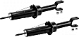 SET-TS71266 Rear, Driver and Passenger Side Bare Strut, OESpectrum Strut Series