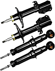 SET-TS72114 Front and Rear, Driver and Passenger Side Bare Strut, OESpectrum Strut Series