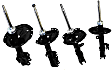 SET-TS72212-C Front and Rear, Driver and Passenger Side Bare Strut, FWD, OESpectrum Strut Series