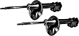 SET-TS72418 Front, Driver and Passenger Side Bare Strut, OESpectrum Strut Series