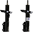 SET-TS72663-F Front, Driver and Passenger Side Bare Strut, OESpectrum Strut Series