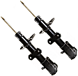 SET-TS72780-2 Front, Driver and Passenger Side Bare Strut, OESpectrum Strut Series