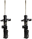 SET-TS72909-2 Front, Driver and Passenger Side Bare Struts, All Wheel Drive/Front Wheel Drive