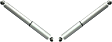 SET-TS911258 Rear, Driver and Passenger Side Shock, Reflex Truck Series
