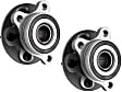 2-Wheel Set Front, Driver and Passenger Side Wheel Hub, 5 Lugs, With Bearing