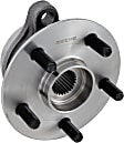 2-Wheel Set Front, Driver and Passenger Side Wheel Hub, 5 Lugs, With Bearing
