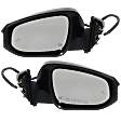 Driver and Passenger Side Mirrors, Power, Manual Folding, Heated, Paintable, In-housing Signal Light, With memory, With Puddle Light, No Auto-Dimming, With Blind Spot Detection in Glass