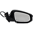 Driver and Passenger Side Mirrors, Power, Manual Folding, Heated, Paintable, In-housing Signal Light, With memory, With Puddle Light, No Auto-Dimming, With Blind Spot Detection in Glass