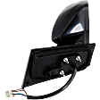 Driver and Passenger Side Mirrors, Power Adjust, Manual Folding, Heated, Paintable, In-housing Signal Light, No Memory, No Puddle Light, No Auto-Dimming, No Blind Spot Feature
