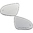 2016 Toyota Camry - Mirror Glass Driver and Passenger Side, Heated, With Blind Spot Detection in Glass, No Signal Light