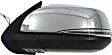 2017 Toyota Tacoma TRD Off-Road - Driver and Passenger Side Mirror, Power Adjust, Heated, Chrome, Manual Folding, In-housing Signal Light, No Blind Spot Feature, No Memory, No Puddle Light, No Auto-Dimming