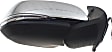 2017 Toyota Tacoma TRD Off-Road - Driver and Passenger Side Mirror, Power Adjust, Heated, Chrome, Manual Folding, In-housing Signal Light, No Blind Spot Feature, No Memory, No Puddle Light, No Auto-Dimming