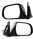 Driver and Passenger Side Mirrors, Power Adjust, Manual Folding, Heated, Paintable, No Signal Light, No Memory, With Puddle Light, No Auto-Dimming, No Blind Spot Feature