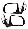 Driver and Passenger Side Mirrors, Power Adjust, Manual Folding, Heated, Paintable, In-housing Signal Light, No Memory, With Puddle Light, No Auto-Dimming, No Blind Spot Feature