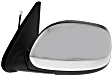 Crew Cab Pickup Driver and Passenger Side Mirror, Power Adjust, Heated, Manual Folding, Chrome, No Signal Light, No Memory, No Puddle Light, No Auto-Dimming, No Blind Spot Feature
