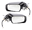 Driver and Passenger Side Mirror, Power Adjust, Heated, Non-Folding, Paintable, No Signal Light, With Memory, No Puddle Light, No Auto-Dimming, No Blind Spot Feature