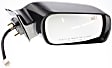 Driver and Passenger Side Mirror, Power Adjust, Heated, Non-Folding, Paintable, No Signal Light, With Memory, No Puddle Light, No Auto-Dimming, No Blind Spot Feature