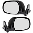 Driver and Passenger Side Mirrors, Power, Manual Folding, Non-Heated, Textured Black, No Signal Light, No Memory, No Puddle Light, No Auto-Dimming, No Blind Spot Feature