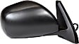 Driver and Passenger Side Mirrors, Power, Manual Folding, Non-Heated, Textured Black, No Signal Light, No Memory, No Puddle Light, No Auto-Dimming, No Blind Spot Feature
