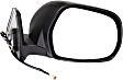 Driver and Passenger Side Mirrors, Power, Manual Folding, Non-Heated, Textured Black, No Signal Light, No Memory, No Puddle Light, No Auto-Dimming, No Blind Spot Feature