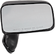 Driver and Passenger Side Non-Towing Mirrors, Manual Adjust, Manual Folding, Non-Heated, Textured Black, No Signal Light, No Memory, No Puddle Light, No Auto-Dimming