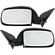 Driver and Passenger Side, Corner Mount Mirror, Manual Adjust, Non-Heated, Manual Folding, Paintable, No Signal Light, No Memory, No Puddle Light, No Auto-Dim